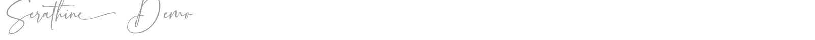 Serathine font preview
